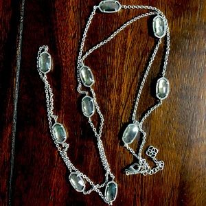 Kendra Scott long strand necklace